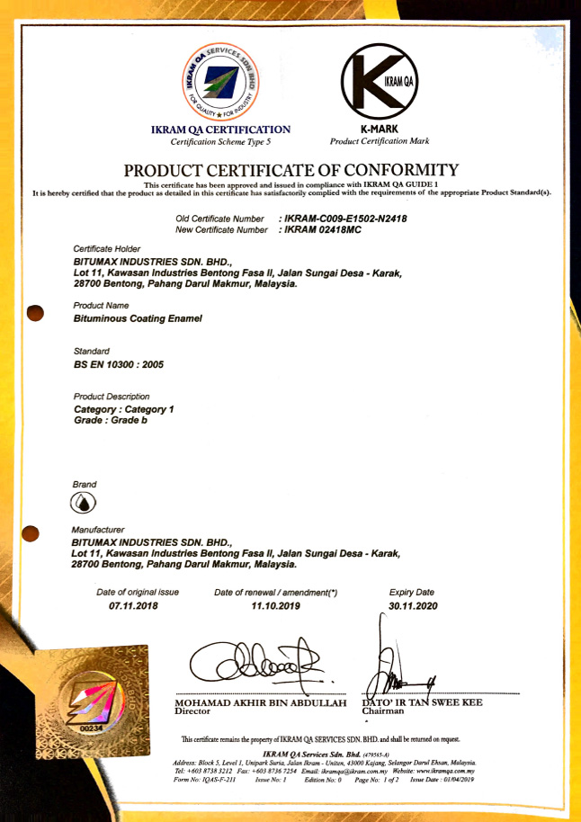IKRAM Certificate 30 Nov 2020
